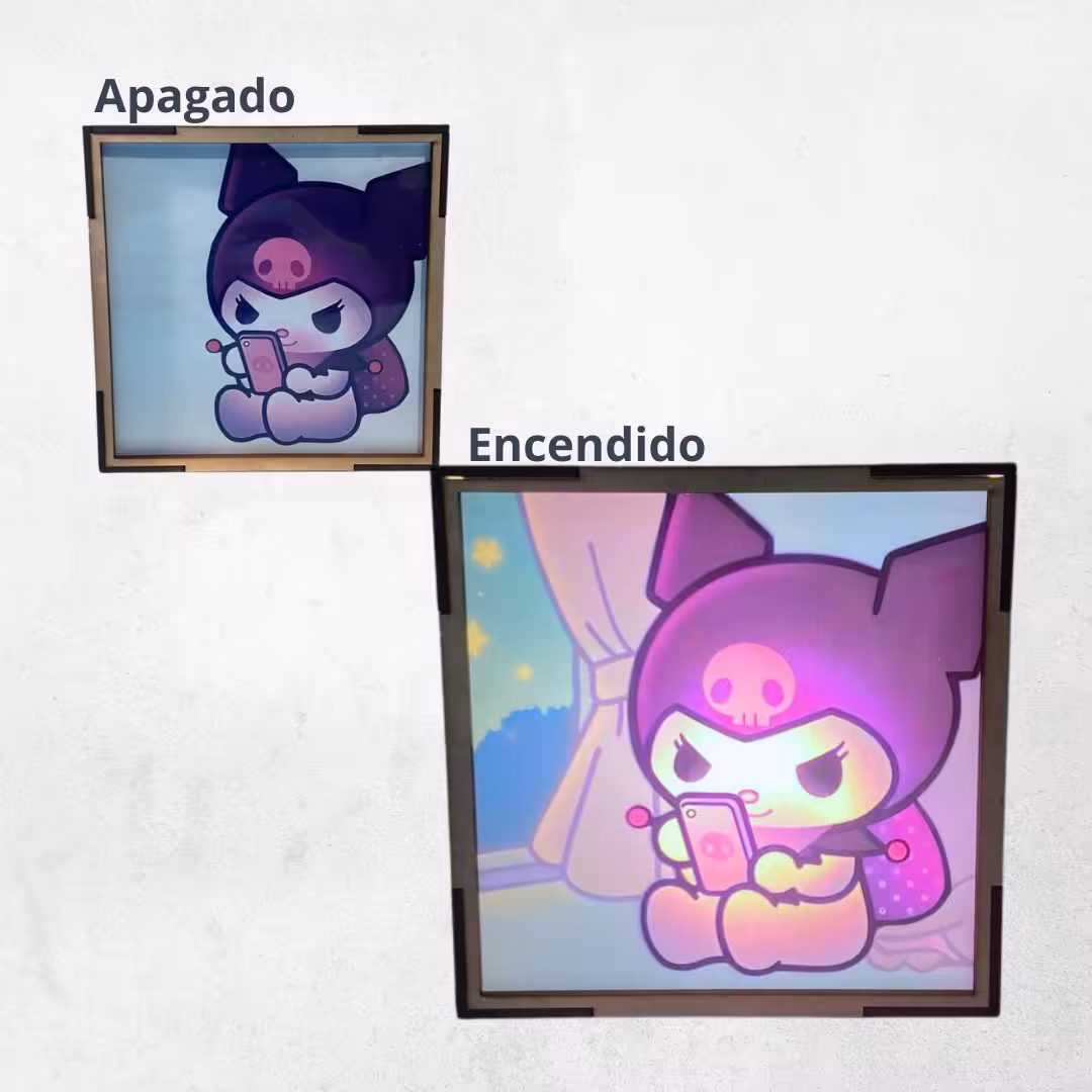 Cuadro de luz Kuromi